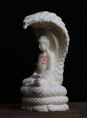 象牙果蛇佛工艺品摆件