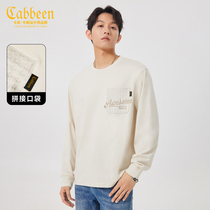 (Secret Stitch Embroidered) Cabin Sorona Long sleeves T-shirt Mens 2024 Early spring new loose casual hit undershirt