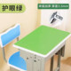 Pu leather desk mat for primary and secondary school students, ecological silicone color green desk mat, waterproof and oil-proof, customizable name