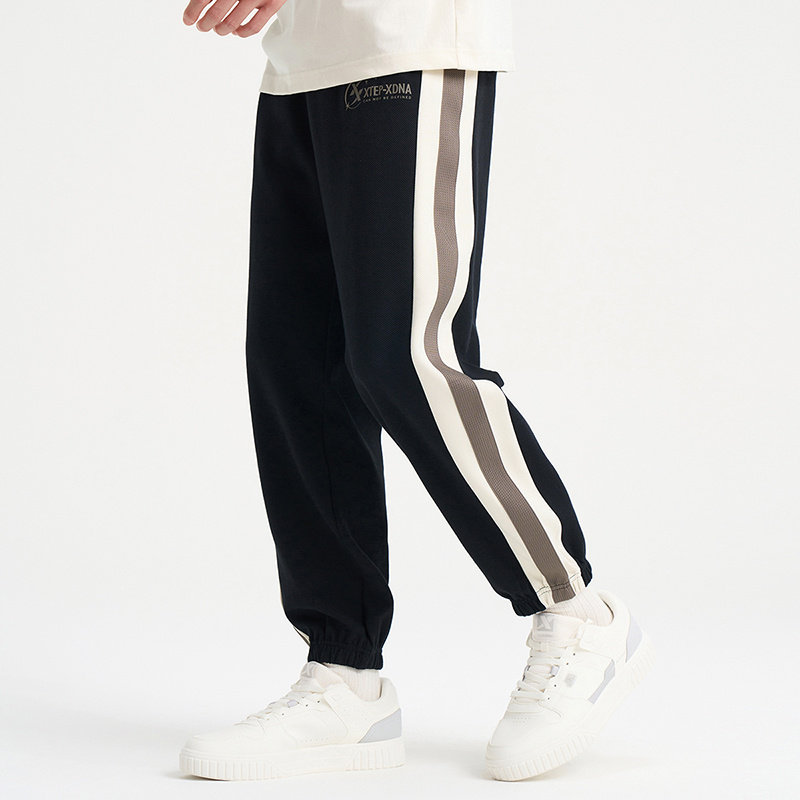 特步针织长裤男2025新款秋季透气男裤休闲百搭运动裤976329630236,淘宝优惠券,粉丝福利购,淘宝优惠卷