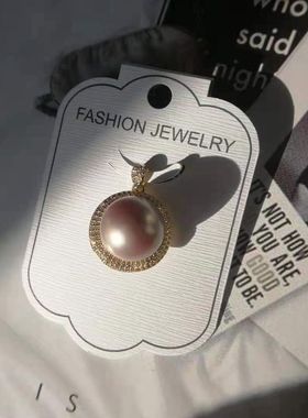 大颗粒爱迪生项链气质妖紫正圆天然淡水珍珠锁骨链18k镀金送礼物