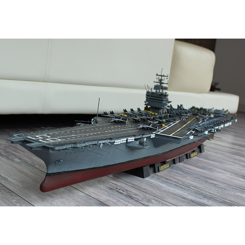 小号手拼装航母模型1/350军舰新 旧企业号80501航空母舰船模80502 - 图0