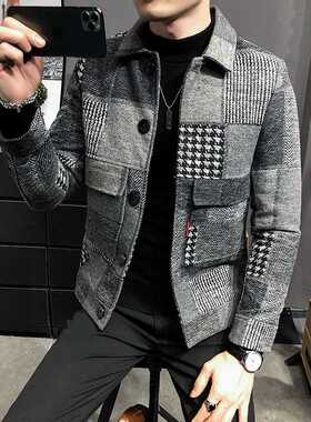 2022 utumn nd Winter Fshion New Men's Csul Lpel Hoodle