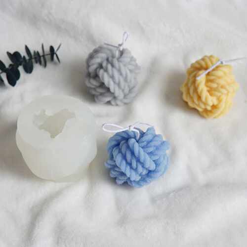 Silicone Mould 3D Hair Ball Shape Food Mold  Molding - 图0