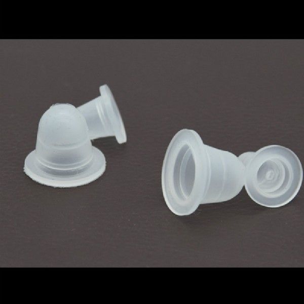 100PCS/Lot Soft Tattoo Ink Cup Cap Pigment Silicone Holder-图1