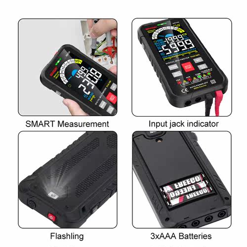 New 9999 Counts Digital Multimeter Smart Auto Range 1000V 10 - 图3