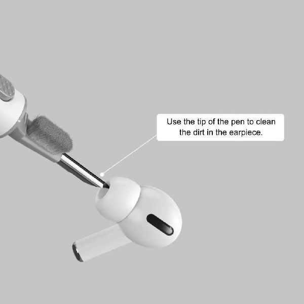 Earphones Cleaner for Airpods 3/2/1/ Pro Brush Metal Pen - 图1