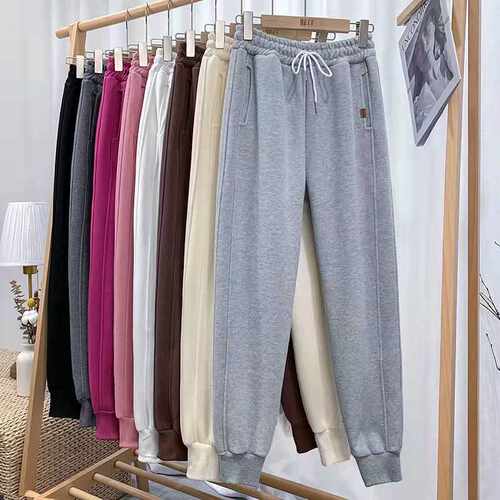 S-8XL Plus fat size autumn winter casual pants trousers long - 图1