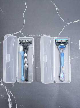 Men	s Shaver Storage Box Transparent Plastic Razor Bl