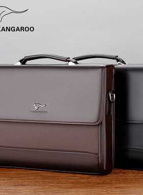 Male Handbags Pu Leather Men's Tote Briefcase Business Shoul