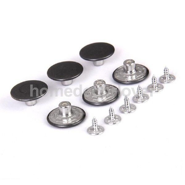 6 Sets 20mm Denim Jeans Craft Buttons Stud Hammer On No Sew - 图3