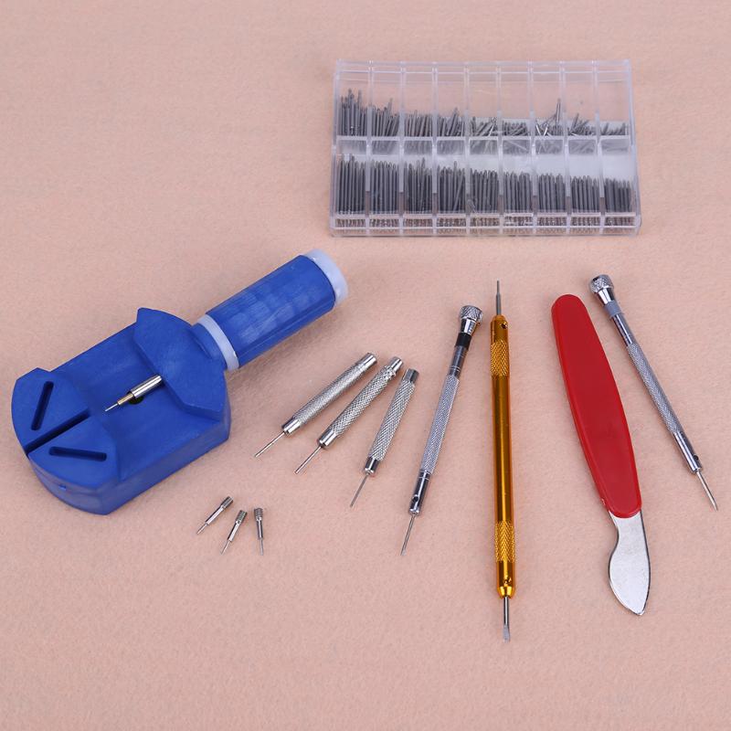 15 pcs Watch Repair Kit Set Wrist Strap Adjust Pin Tool Kit - 图2