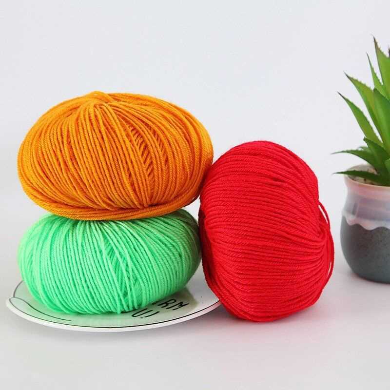 50g/ball Winter Soft Knitting Yarn Hand Knitting Crochet-图0