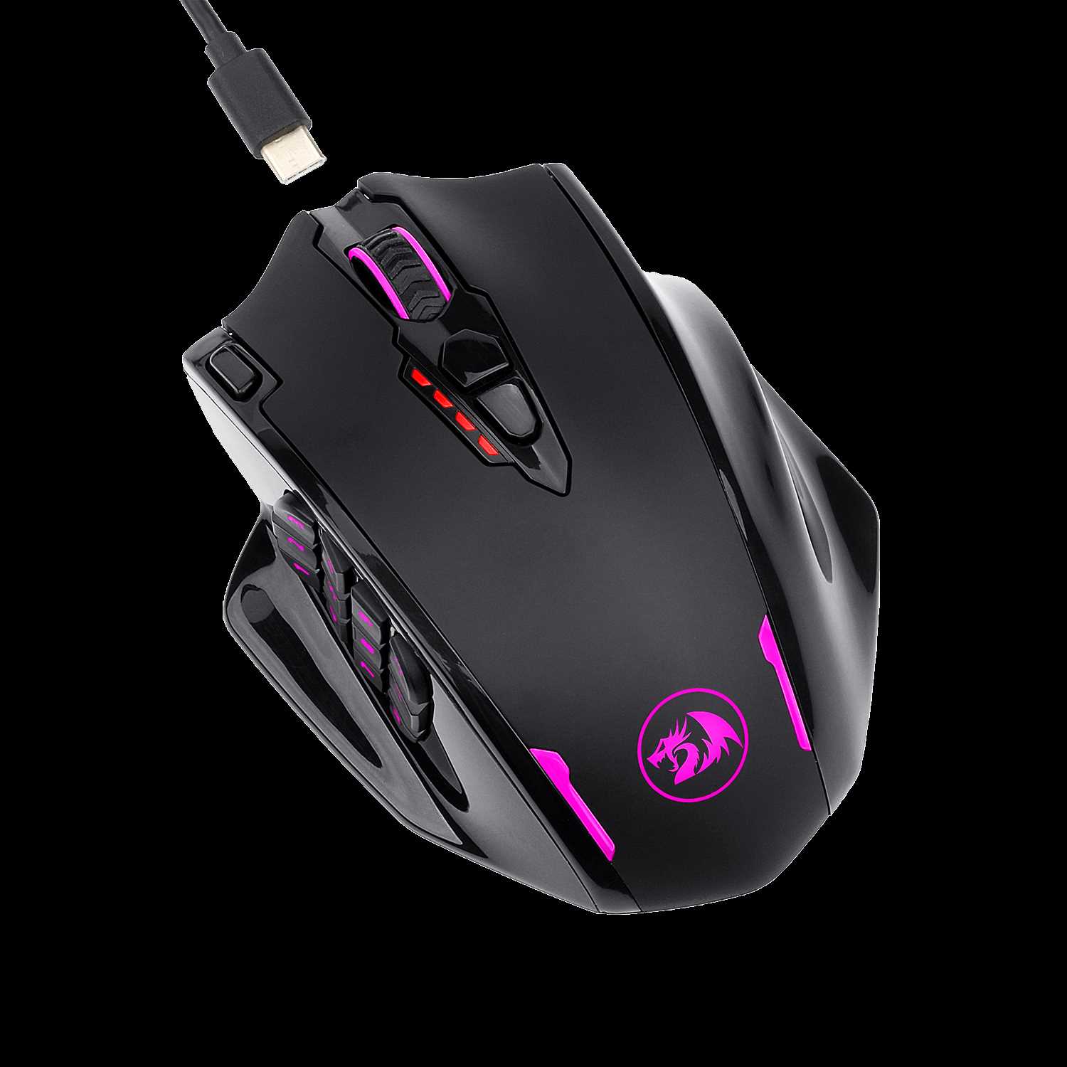 Redragon M913 2.4G Wireless Gaming Mouse 16000 DPI RGB - 图1