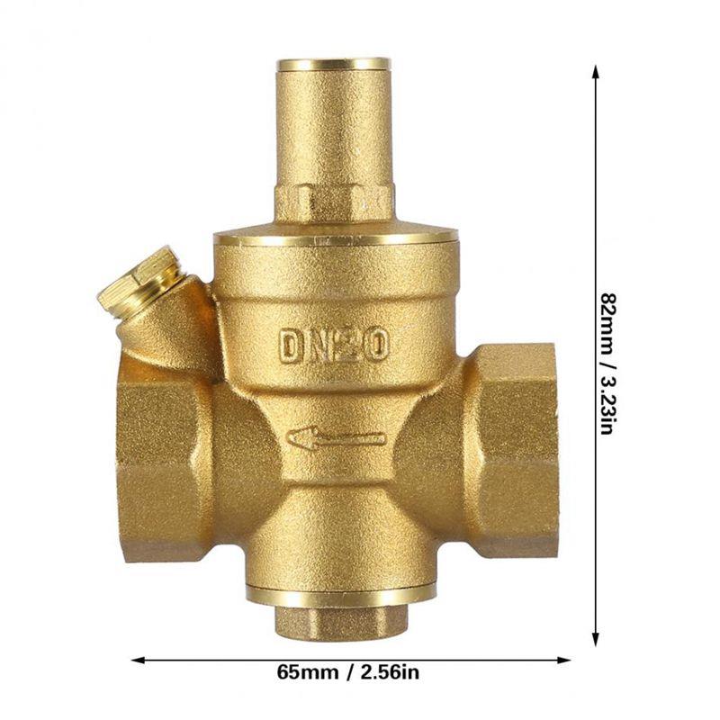 Dn20 3/4 Inch Adjustable Water Pressure Reducing Regulator V - 图2