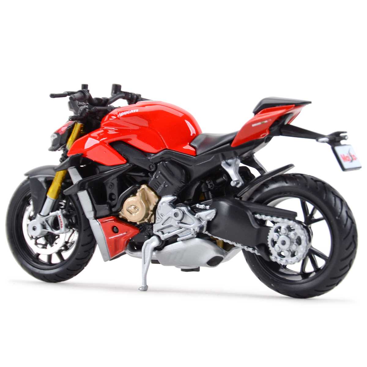 Maisto 1:18 Ducat Super Naked V4 S Static Die Cast Vehicles-图1