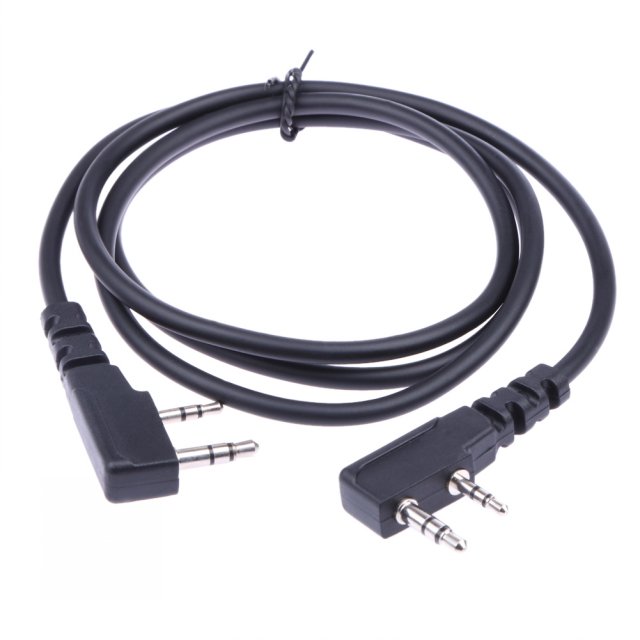 Black Color 2 Pin Clone Copy Cable 1 meter/ 3.28ft for Puxi-图2