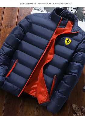 2022 Men's New Ferrari Down Jackets Fashion Brand Jackets Sp