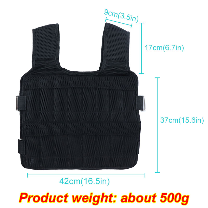 30KG Exercise Loading Weight Vest Boxing Running Sling Weigh - 图0