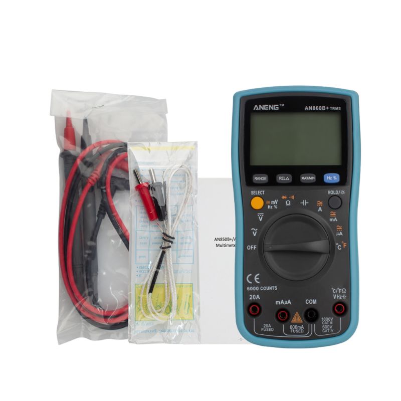 AN860B+ LCD 6000 Counts Digital Multimeter Backlight AC/DC C-图0