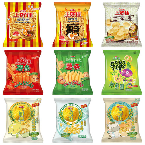【49元任选】上好佳大包虾片虾条等单包混选膨化零食小吃休闲食品 - 图2