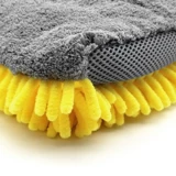 Autobright Car Flay Gloves с высоким содержанием двойного сдвоенного Xuey с двойным волокном чистки пены из лапы медведя очистит