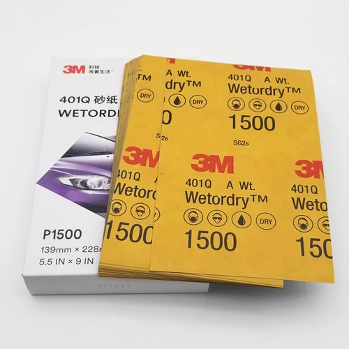 3M 401q наиграйная бумага для водой изрывание полировки № 1500 № 2000 Fanmu на сай -бумаге
