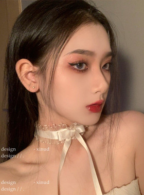 纯欲风洛丽塔超仙choker项链