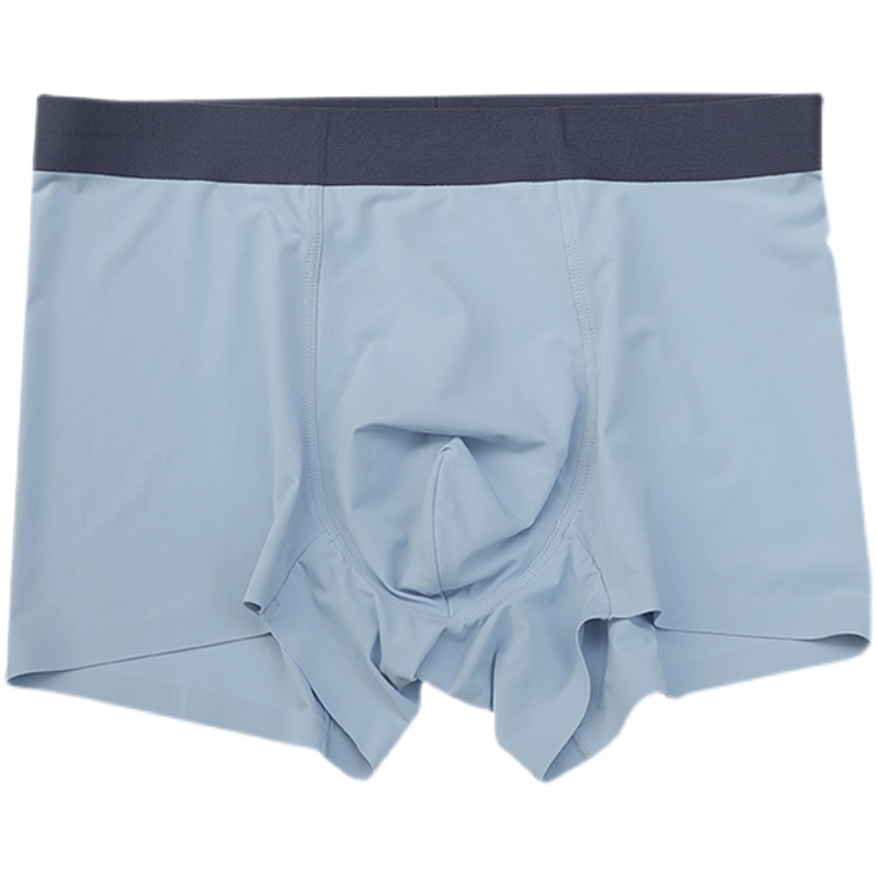 3条 凉感速干冰丝无痕内裤男士平角裤简约男生四角短裤头夏季裤衩,淘宝优惠券,粉丝福利购,淘宝优惠卷