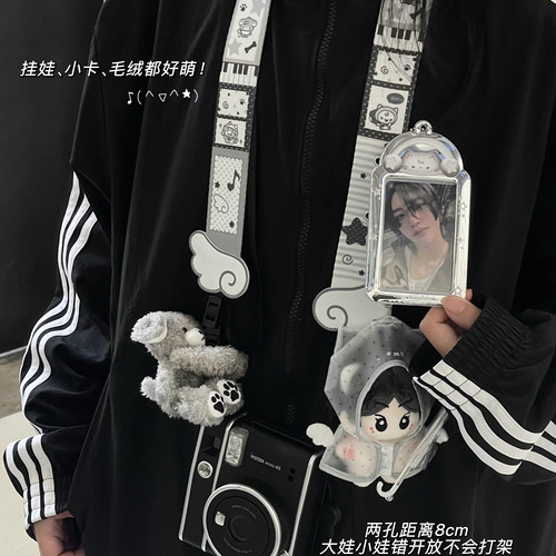 原创可爱多功能手机挂绳单反拍立得通用照相机斜挎挂脖配件痛肩带 - 图2