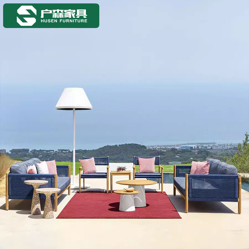 户外柚木藤编沙发庭院室外阳台露台艺术花园别墅防水防晒休闲家具,淘宝优惠券,粉丝福利购,淘宝优惠卷