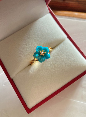 水晶肯尼亚绿色石榴石戒指镶嵌