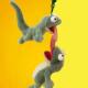 Beaver Transformation Project Doll Green Sounding Lizard Doll Plush Toy Sounding Magnetic Pendant Birthday Gift