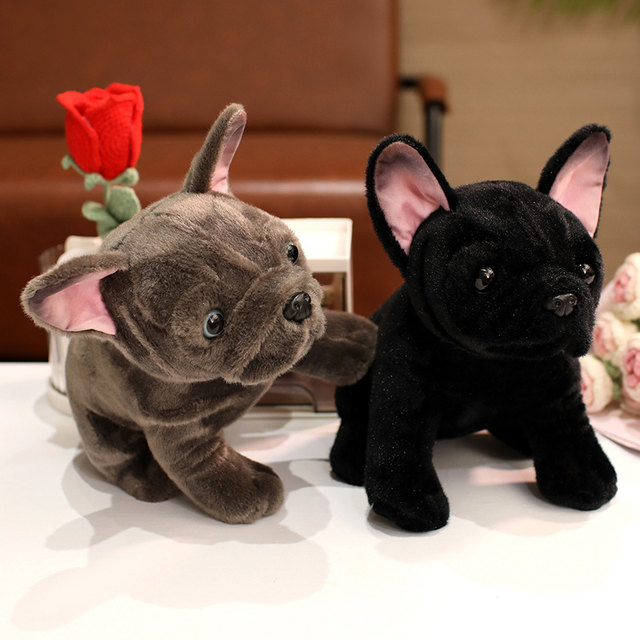 Cute prone bulldog doll plush toy simulation dog fighting dog doll children's birthday gift for girls