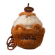 Genuine original cute creative chocolate house bunny plush doll couple bag pendant girl gift