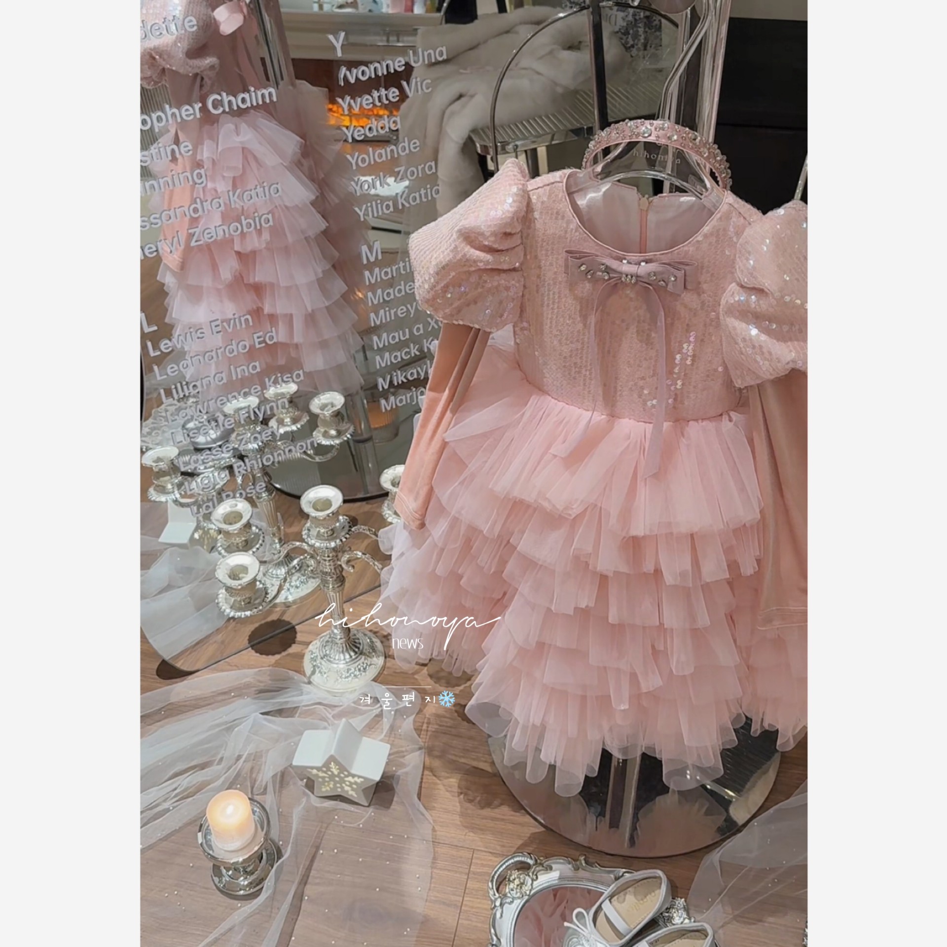 Spring韩国童装2025冬季新款宝宝高端定制甜美蓬蓬礼服裙女童纱裙,淘宝优惠券,粉丝福利购,淘宝优惠卷