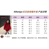 Spring Korean children's clothing 2025 winter new baby New Year red double-sided woolen coat girls coat