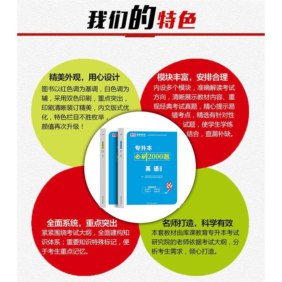 库课四川专升本备考2026年必刷题必刷2000题文理科四川省统招专升本考试教材历年真题试卷大学语文英语计算机高等数学复习资料网课