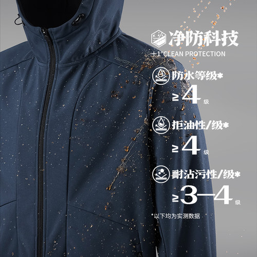 361三防运动外套2026春季雨屏梭织加绒夹克男士冲锋登山保暖上衣 - 图0