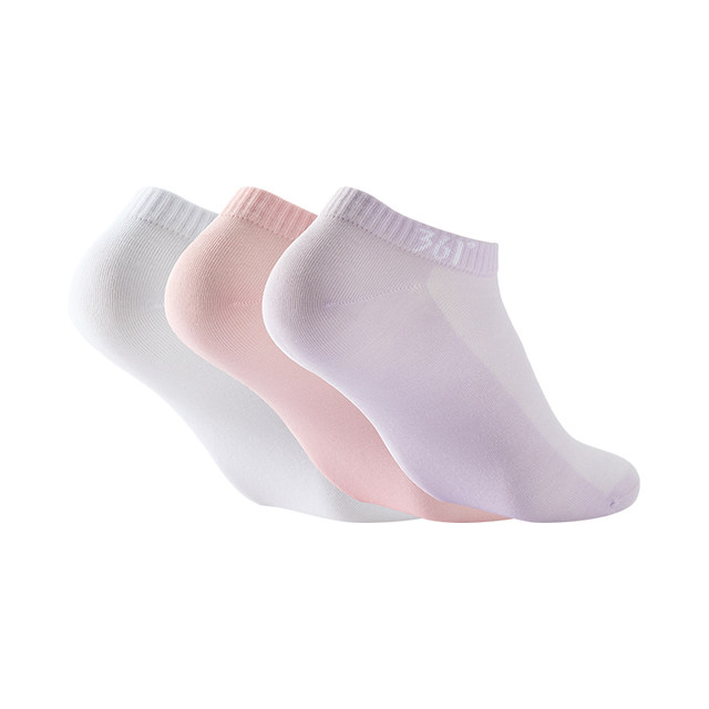 361 ອຸປະກອນກິລາ 2026 Spring New Women's Flat Socks ສາມຄູ່