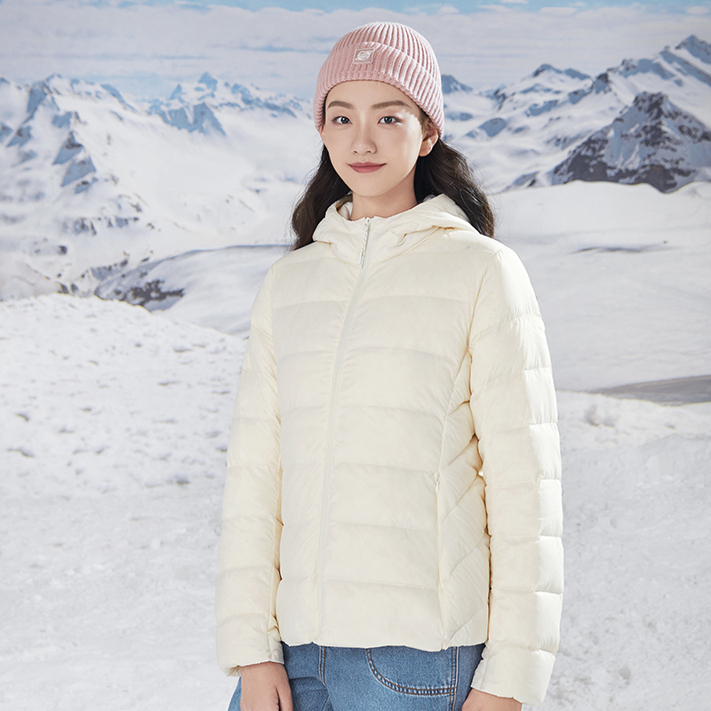 361度羽絨服女2022冬季新款短款連帽超輕羽絨服女士保暖運動外套_361度官方旗艦店_運動服_休閑服裝