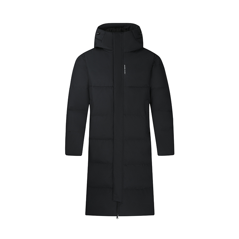 361三防长羽绒服2025冬季男过膝运动长羽绒服女保暖防水连帽外套