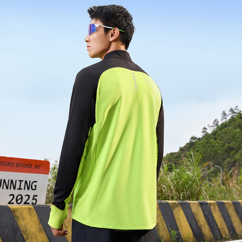 361度孙杨全新icon款运动T恤男2025秋季新款修身透气休闲圆领上衣,淘宝优惠券,粉丝福利购,淘宝优惠卷