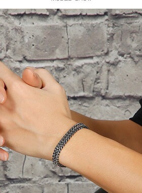 新品古巴手链男高级感小众设计发