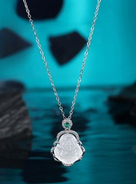 新品新款佛公吊坠项链高级感轻奢