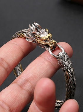 新品新款国潮手工编织金色头手链