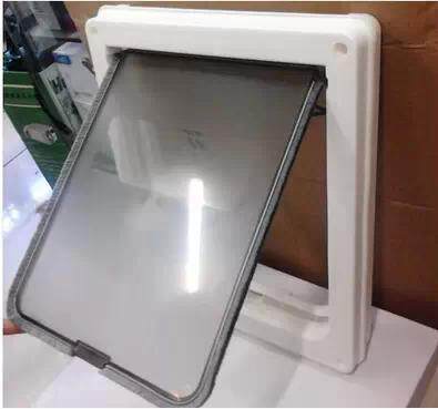 宠物狗门宠物门洞 大狗专用进出门洞 白色安装狗窝自由出入门 - 图1