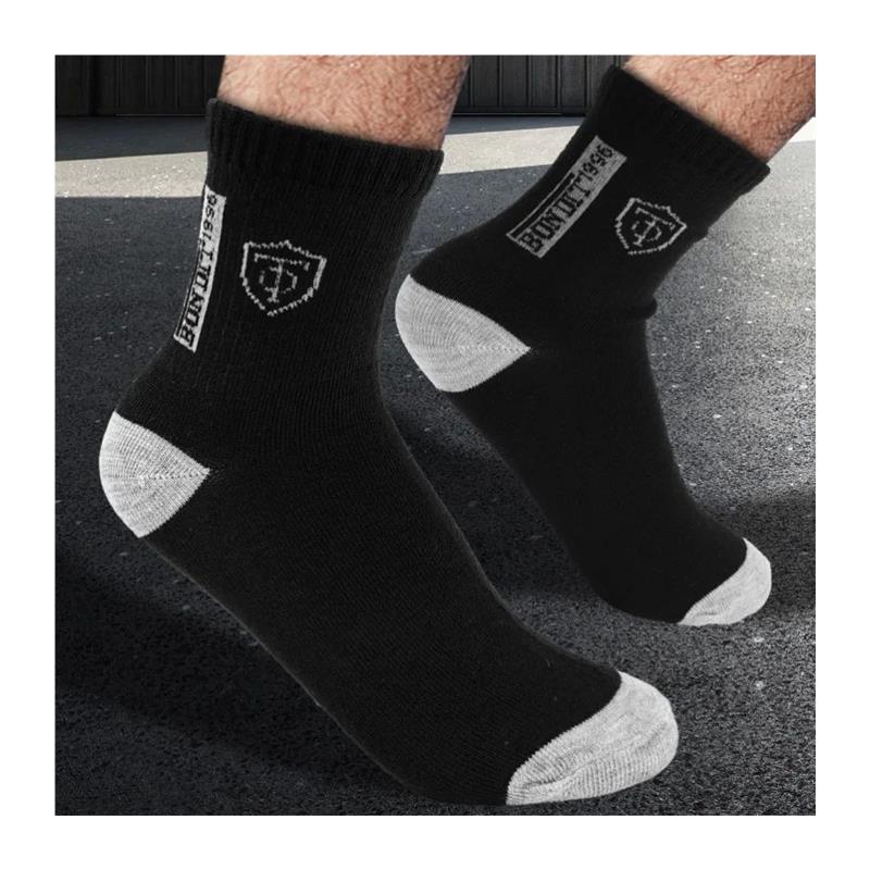 1/5Pairs Apring and Fall Mens Sports Socks Comfortable Baske - 图3