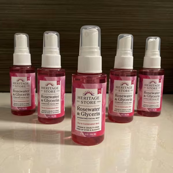 26.12现货美国Heritage Store玫瑰纯露水甘油保湿滋润喷雾爽肤水 - 图1