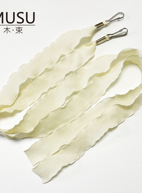 手工原创新加宽防风绳帽子专用绳太阳帽草帽渔夫帽绑带仙气飘带子